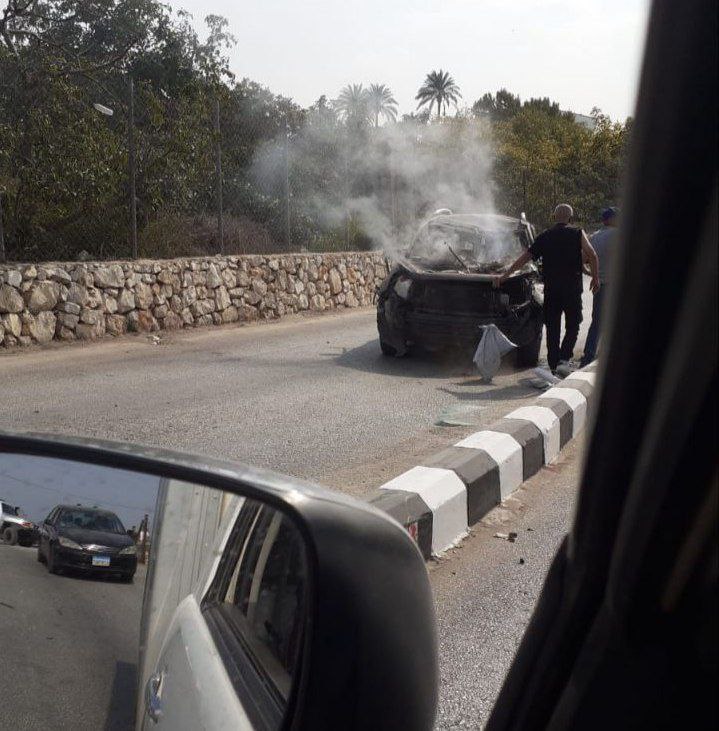 العدو يواصل اعتداءاته على السيادة اللبنانية ويستهدف سيارة في العباسية