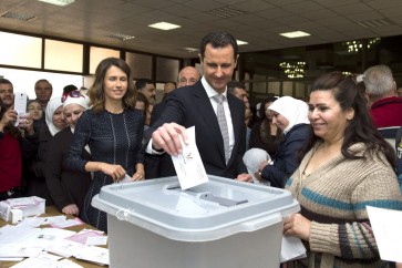 الرئيس الأسد يدلي بصوته في الانتخابات التشريعية