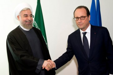 الرئيس الفرنسي والرئيس الايراني - ارشيف
