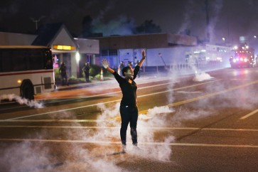 قمع الاحتجاجات في اميركا