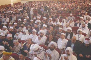 جانب من المشاركين في مؤتمر الشيشان