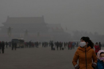 أصدرت السلطات أول تحذير أحمر اللون في بكين في ديسمبر الماضي