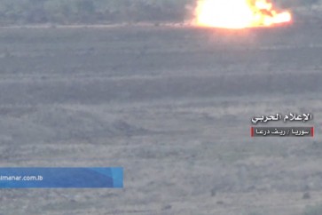 تفجير آلية بمسلحين من جبهة النصرة في ريف درعا