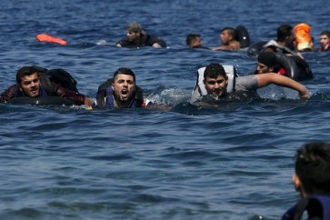 غرق مهاجرين في بحر ايجه