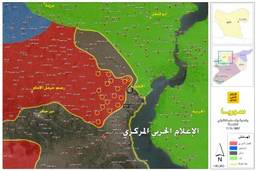 تقدم الجيش السوري في ريف حلب الشرقي