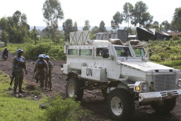 دورية لقوات حفظ السلام في الكونغو الديمقراطية