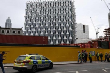 مقر السفارة الأميركية في لندن قيد الإنشاء