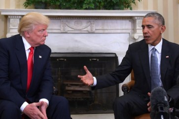 لقاء تسليم السلطة بين أوباما وترامب