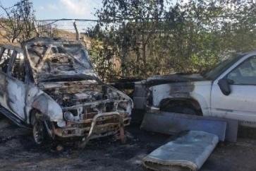 حرق سيارة فلسطينية