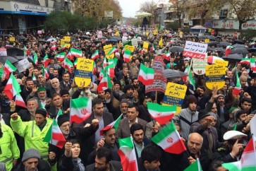 المدن الايرانية تشهد مسيرات شعبية مؤيدة لنظام الجمهورية الاسلامية