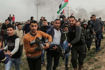 اصابة فلسطيني- ارشيف