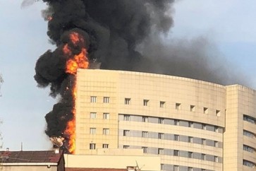 حريق في اسطنبول