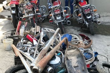 قوى الامن توقف عصابة سرقة دراجات نارية في اقليم الخروب