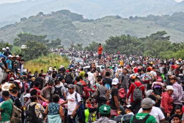 قوافل المهاجرين من اميركا الوسطى