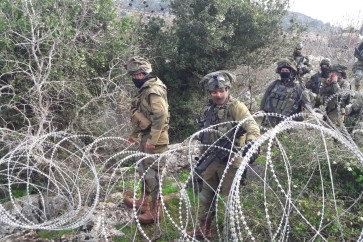 جنود الاحتلال على الحدود اللبنانية الفلسطينية