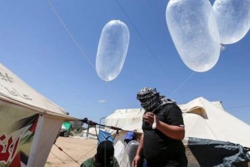 بالونات حارقة _قطاع غزة