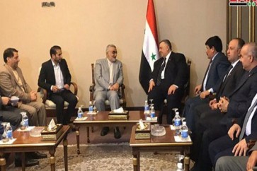 بروجردي يبحث مع رئيس البرلمان السوري تعزيز العلاقات الثنائية