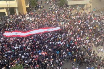 وسط بيروت تظاهرات