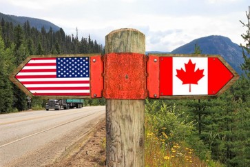 إغلاق الحدود الكندية الأميركية ليل الجمعة السبت