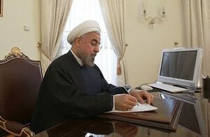 الرئيس روحاني يؤكد استعداد إيران ارسال المساعدات الطبية والدوائية الى لبنان