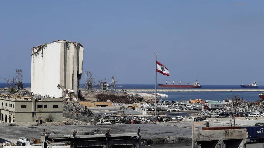 مرفأ بيروت - اثار الانفجار