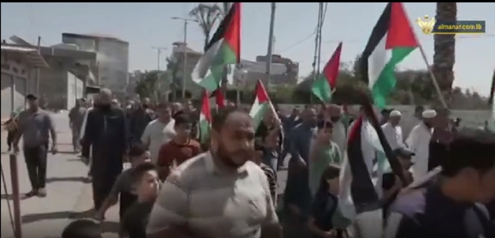 مسيرات في غزة دعما للاقصى والقدس