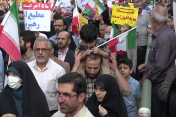 ايران _ مسيرات مليونية في أكثر من الف مدينة تنديدًا بالعملية الارهابية في شيراز -