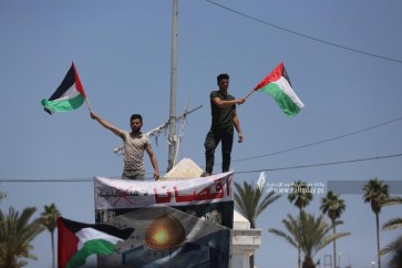 غزة تنتصر لمخيم شعفاط بفعالية فصائلية في ساحة الجندي المجهول