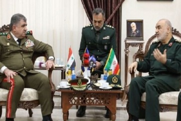اللواء سلامي يستقبل وزير الدفاع السوري العماد علي محمود عباس في طهران