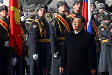 الرئيس الصيني في موسكو في أول محطة خارجية له منذ إعادة انتخابه