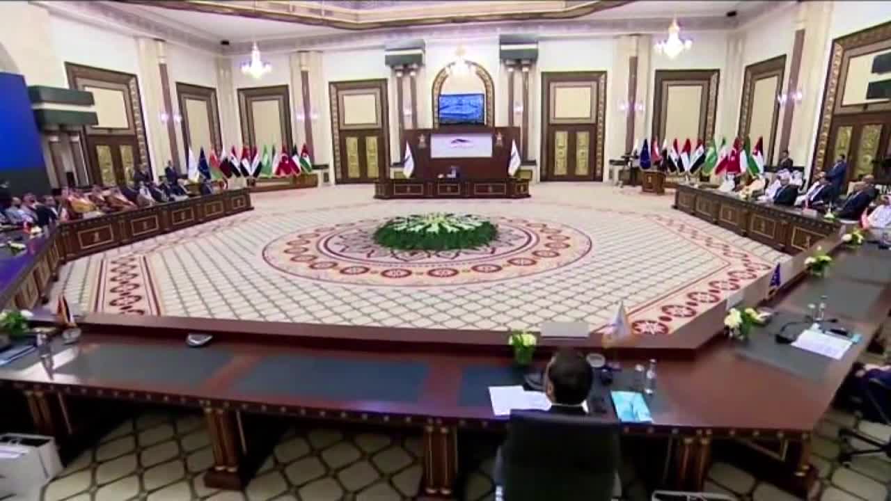العراق إنطلاق مؤتمر طريق التنمية الإستراتيجي بمشاركة وزراء...الجوار والتعاون الخليجي - snapshot 177.79