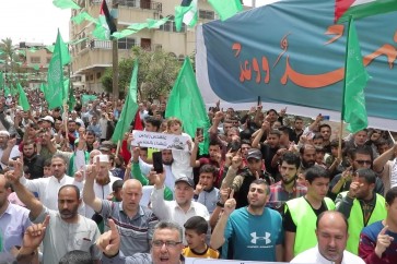 حركة حماس تنظم مسيرة جماهيرية حاشدة في خانيونس نصرة للمسجد الأقصى المبارك