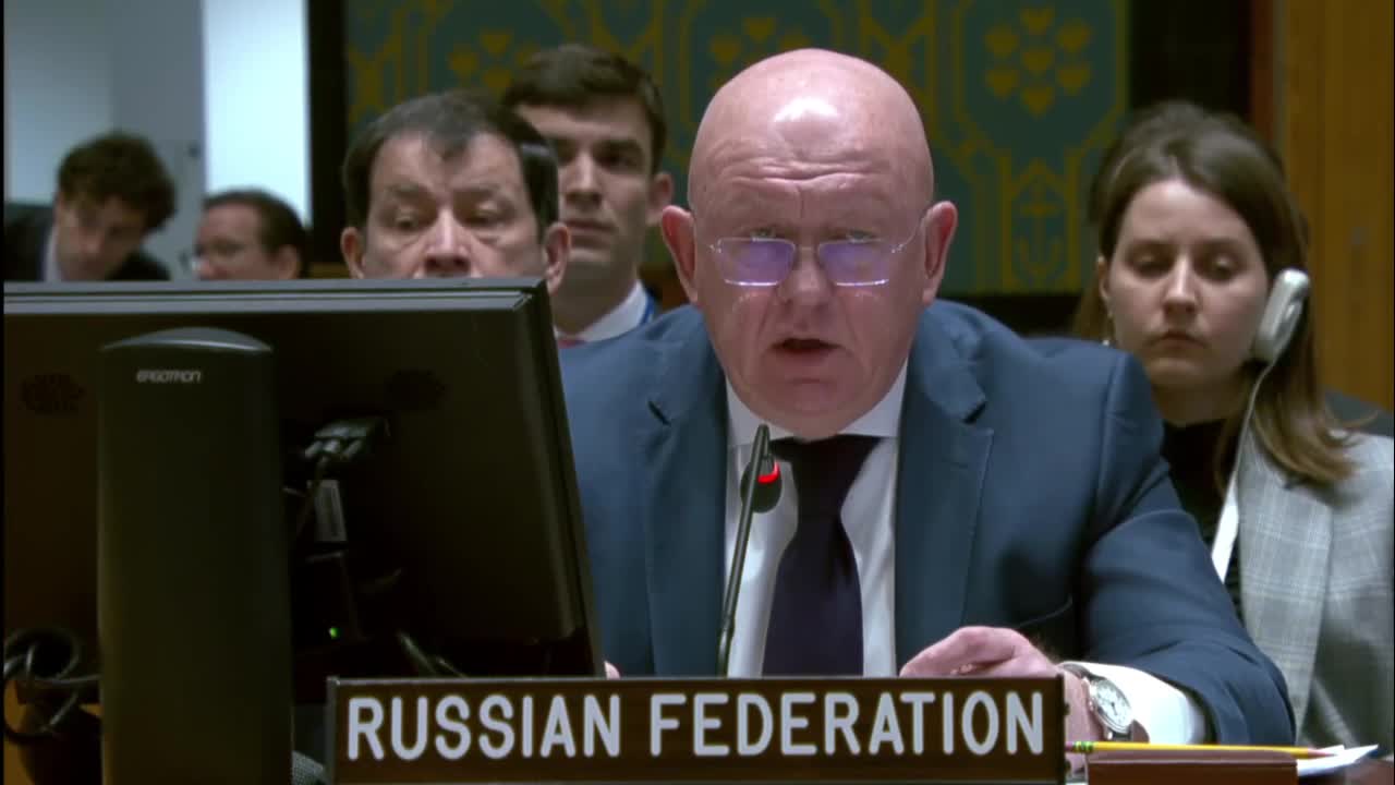 المندوب الروسي الدائم لدى الأمم المتحدة فاسيلي نيبينزيا