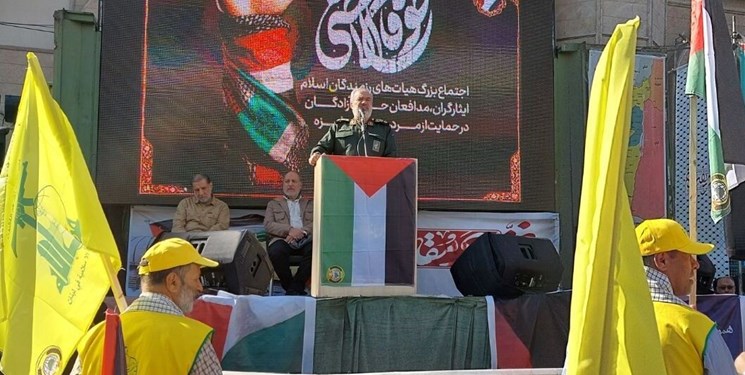 العميد فدوي خلال فعالية تضامنية مع غزة: سنظهر ذروة بأسنا ضد العدو