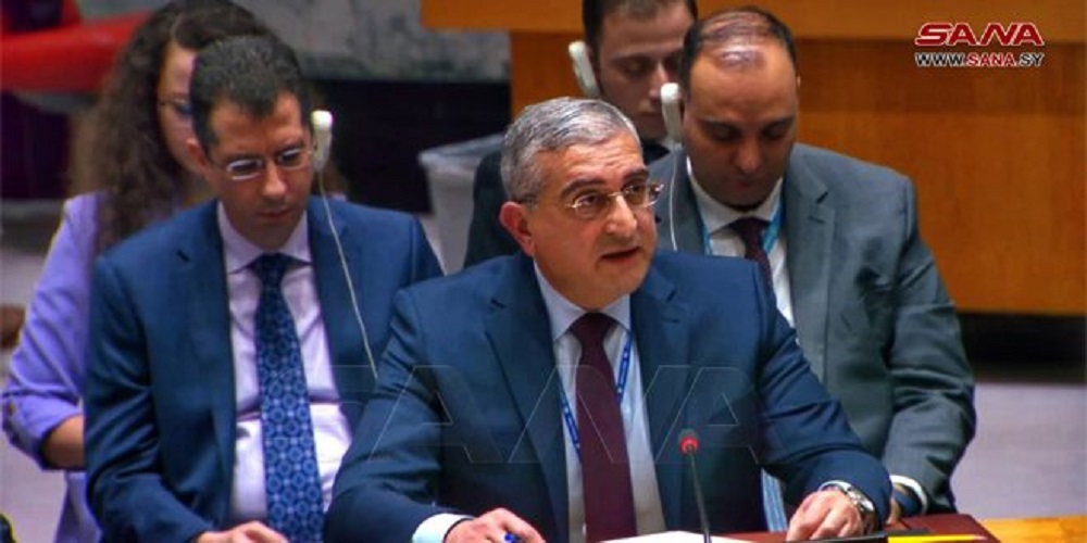 مندوب سورية الدائم لدى الأمم المتحدة السفير قصي الضحاك