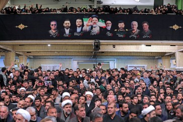 مراسم عزاء بالشهيد الرئيس السيّد إبراهيم رئيسي ورفاقه في حسينيّة الإمام الخُميني