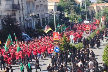 مسيرة عاشورائية حاشدة في بعلبك لمناسبة العاشر من محرم