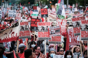تظاهرات في واشنطن ضد زيارة نتنياهو