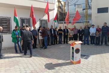 اعتصام للجبهة الديمقراطية في نهر البارد بذكرى وعد بلفور