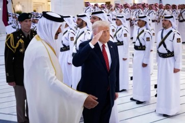 جانب من فعاليات زيارة الرئيس الأميركي لقطر (الفرنسية)