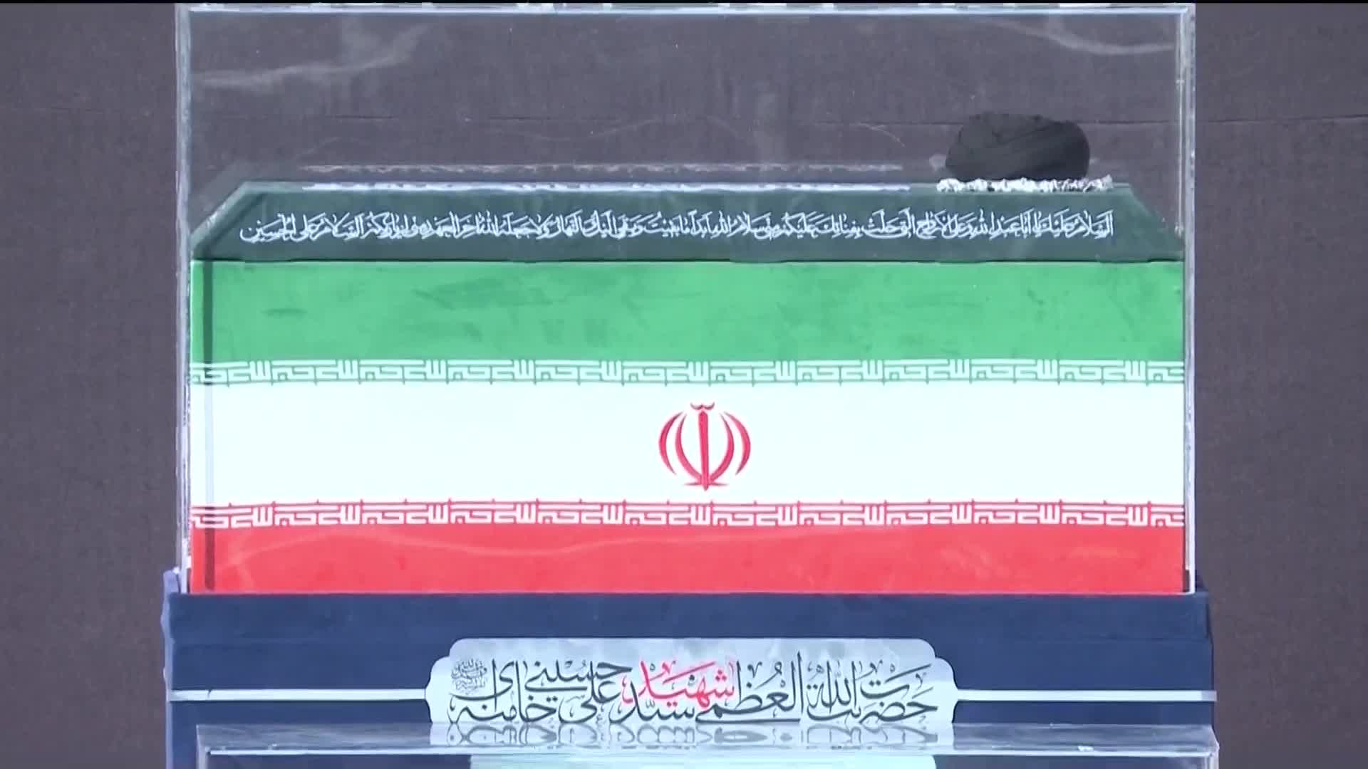 وداع الامام الخامنئي في مصلى الامام الخميني في طهران